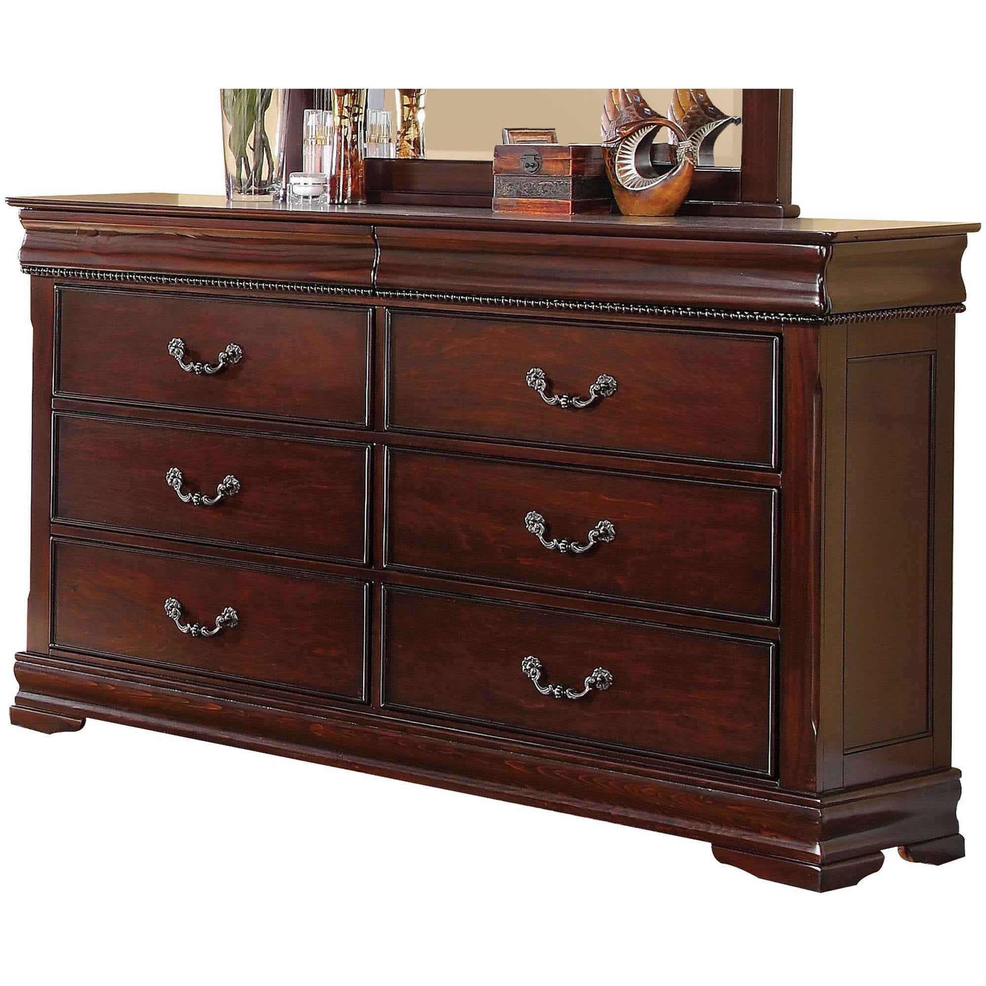 Acme Furniture Cherry Dresser with Eight Drawer
