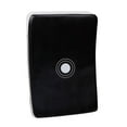thumbnail image 3 of amleso Muay Thai Pad Boxing Pad Curved PU Leather Boxing Training Punch Bag Hand Target Boxing Pad Training Hand Pad for Competition black white, 3 of 10