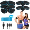 thumbnail image 1 of Rechargeable EMS Abdominal Muscle Toning Trainer ABS Stimulator Toner Fitness, 1 of 7