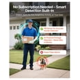 thumbnail image 4 of Video Doorbell 2K Wireless, 170° Wide View, Two-Way Audio, Motion Detection & Night Vision, Compatible with Alexa & Google Assistant, Cloud Storage, 4 of 6