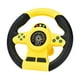 thumbnail image 3 of Juguete de volante para conducir un automóvil, juguete sensorial, divertido juguete de conducción con luces y música para niños y niñas en edad amarillo con base, 3 of 9