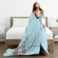 thumbnail image 5 of Super Soft Anti-Pilling Flannel Bed Blankets, Winter Lovely Girl Cozy Fluffy Warm All Seasons Throw Blanket for Sofa Bedding, 50"x40", 5 of 8