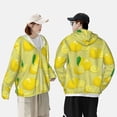 thumbnail image 6 of Balery Bright Lemons Men's Women's UPF 50+ Sun Protection Lightweight Hoodie Performance Long Sleeve Shirt for Fishing Running-XX-Large, 6 of 9