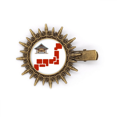 thumbnail image 1 of Building Tokyo Japanese Symbol Bath Hairpin Sun Headwear Retro Metal Clips Pin, 1 of 3