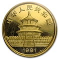 thumbnail image 2 of 1991 China 1/4 oz Gold Panda Small Date BU (Sealed), 2 of 3