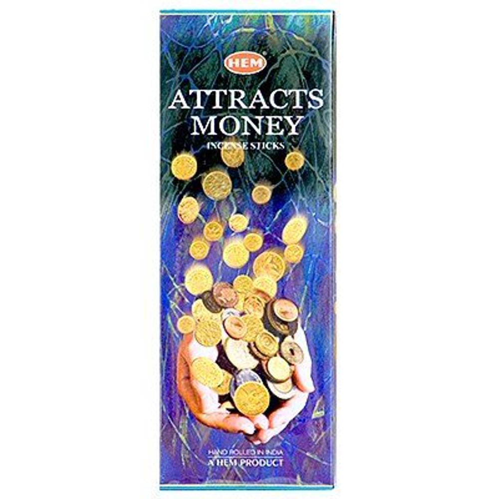 Hem Attracts Money Incense, 120 Stick Box