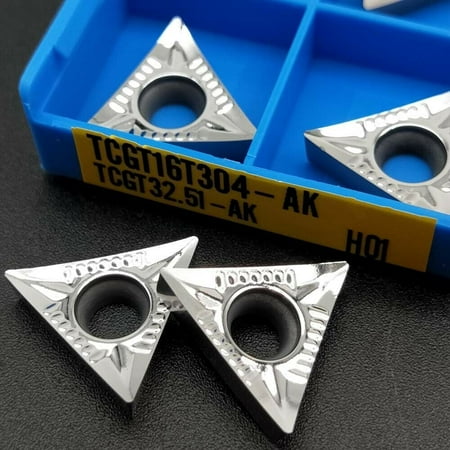 

QXKE TCGT16T304-AK H01 TCGT32.51-AK Carbide inserts turning blade TCGT for Aluminum
