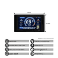 thumbnail image 3 of S966 Electric Bike LCD Display Dashboard SM5+2PIN+20A 36V/48V Sine Wave Controller for Mountain Bike Modification Kit,1 * LCD Display(SM5+2PIN) 1 * Controller,Black Meter, 3 of 8