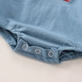 thumbnail image 5 of Baby Boy Girl Clothes 4th of July Outfit 0 3 6 12 18 Months Newborn USA Romper American Flag Rompers Independence Day Outfit, 5 of 6