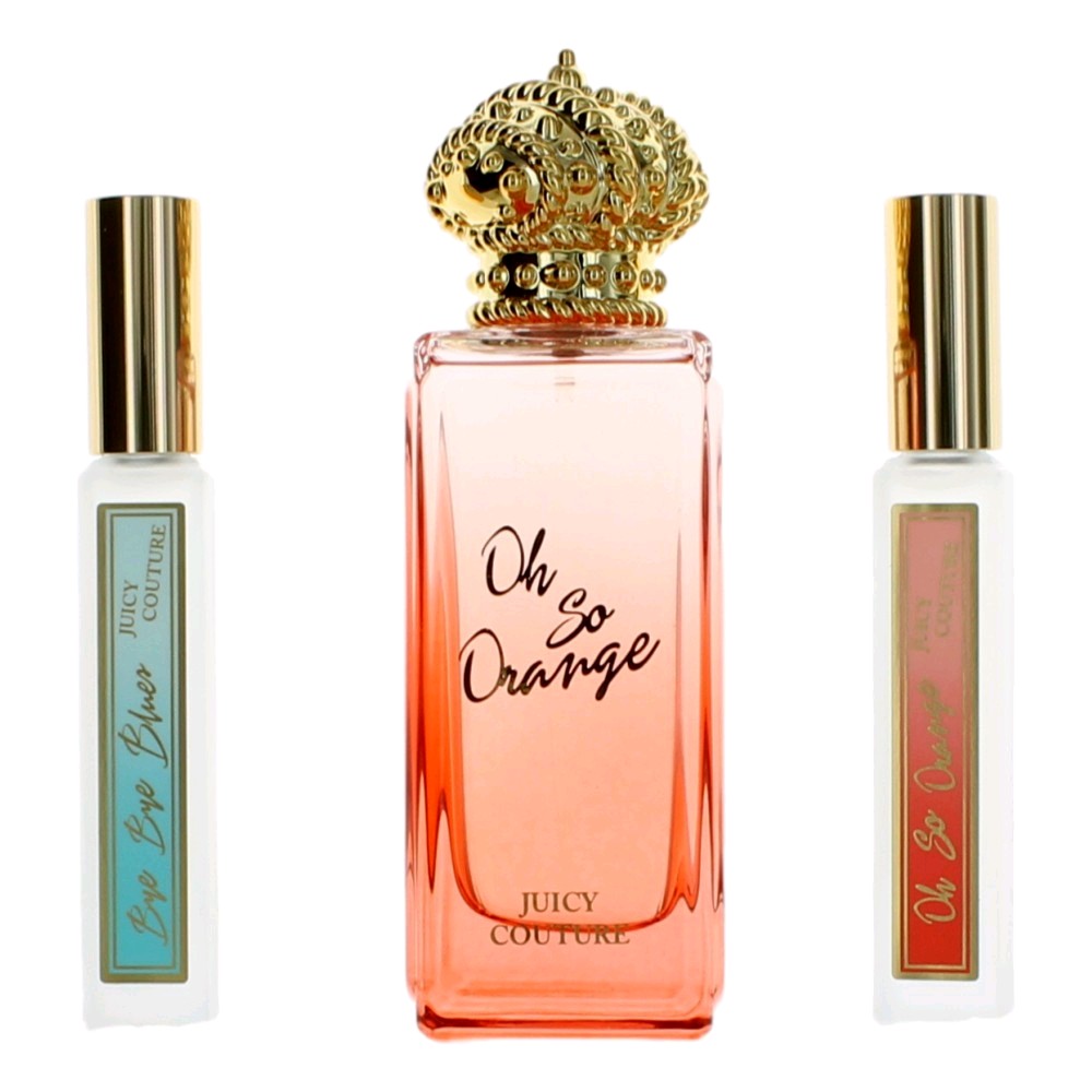 Juicy Couture Oh So Orange By Juicy Couture 3 Piece Gift Set For 