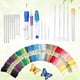 thumbnail image 4 of Kit de herramientas de costura de bordado para bricolaje, incluye agujas, hilo, tijeras y costura., 4 of 6