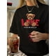 thumbnail image 1 of Women's Vintage-Inspired Black T-Shirt with "LOVE YOURSELF" Teddy Bear Print - Casual Round Neck, Short Sleeve, Polyester, Machine Washable, 1 of 5