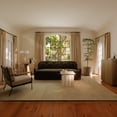 thumbnail image 3 of Moe's Home Collection Vecchia Occasional Chair Fabric Beige, 3 of 6
