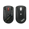 thumbnail image 3 of Lenovo ThinkPad USB-C Wireless Compact Mouse - Optical - Wireless - 2.40 GHz - Black - USB Type C - 2400 dpi - Scroll Wheel - Symmetrical, 3 of 5