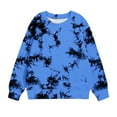 thumbnail image 5 of piuwrlz Hoodies for Girls Long Tops Sleeve Printed Hoodie Long Sleeves Without a Hat Sweater Blue Size 1-2 Years, 5 of 5