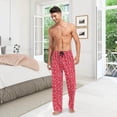 thumbnail image 7 of GZHJMY Lovely Dog Claw Mens Pajama Pants, Comfortable and Soft Men&nbsp;Pajama&nbsp;Bottoms with Pockets and Drawstring, Christmas New Year Birthday Father's Day, 7 of 7