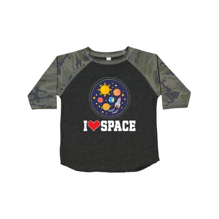 

Inktastic I Love Space Rocket Ship Gift Toddler Boy or Toddler Girl T-Shirt