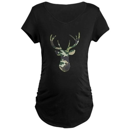 

CafePress - Camo Buck Maternity Dark T Shirt - Maternity Dark T-Shirt