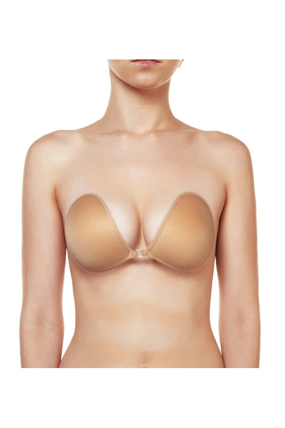 Feather-Lite Super Light Adhesive Bra (F700),C,Tan