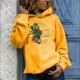 thumbnail image 2 of Sudadera de manga larga con estampado de capucha para mujer Blusa informal Tops Pompotops gfhjh7486, 2 of 5