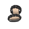thumbnail image 3 of Cushionaire Onyx Chunky Heel Sandals for Women – Braided Slip On Block Heel Womens Dress Shoes, Wide Widths Available, 3 of 6
