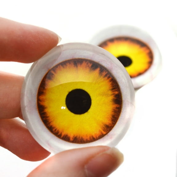 High Domed Nightmare Clown Glass Eyes