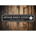 thumbnail image 1 of Artisan Baked Goods Novelty Sign, Metal Wall Decor - 4x18 inches, 1 of 4