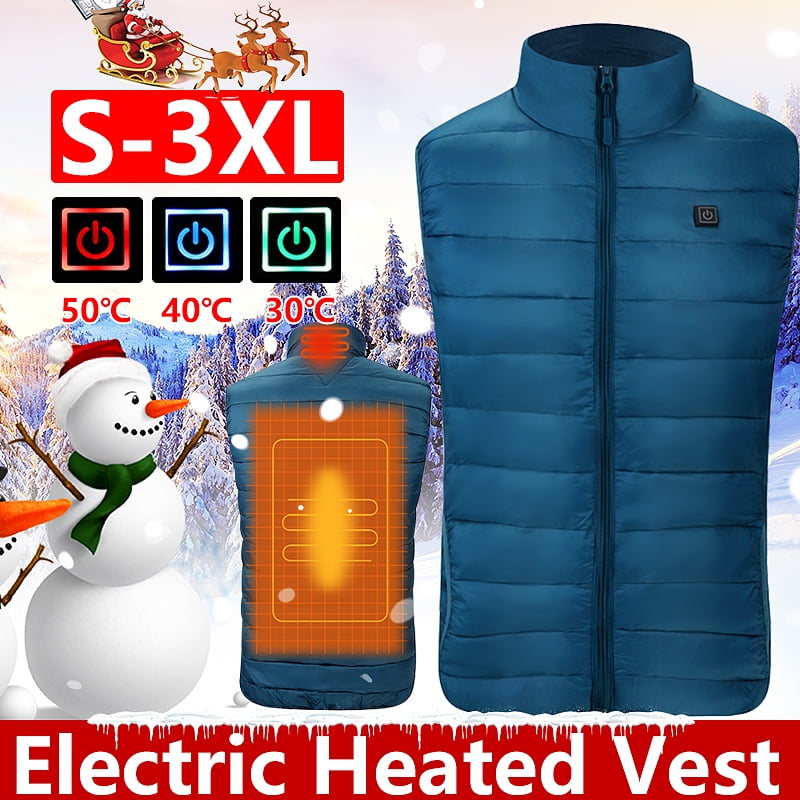 No Battery Pack Women Heated Jacket USB Charged Windbreaker Coat with Detachable Hood