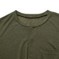 thumbnail image 3 of Mens Onesie Pajamas Henley Jumpsuit Button Down Sleepwear, 3 of 5