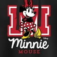 thumbnail image 3 of Disney - Minnie Mouse - Large Collegiate M - Juniors Cropped Pullover Hoodie, 3 of 5