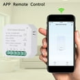 thumbnail image 4 of Riwcyla DIY One Way Smart Switch Small Body APP Remote Control WiFi Switch Timer Switch Compatible With HomeNest & , perfect for daily use, outdoor activities, travel & casual occasions, 4 of 6