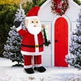 thumbnail image 3 of Zimtown 6ft Christmas Santa Lighted Outdoor Decoration Collapsible, 3 of 8