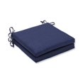 thumbnail image 1 of Pillow Perfect Extérieur / Intérieur Rave Indigo Coins Carrés Coussin de Siège 20x20x3 (Lot de 2), Bleu, 1 of 1