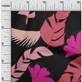 thumbnail image 2 of oneOone Silk Tabby Fuschia Pink Fabric Tropical Sewing Fabric By The Yard Printed Diy Clothing Sewing Supplies 42 Inch Wide, 2 of 4