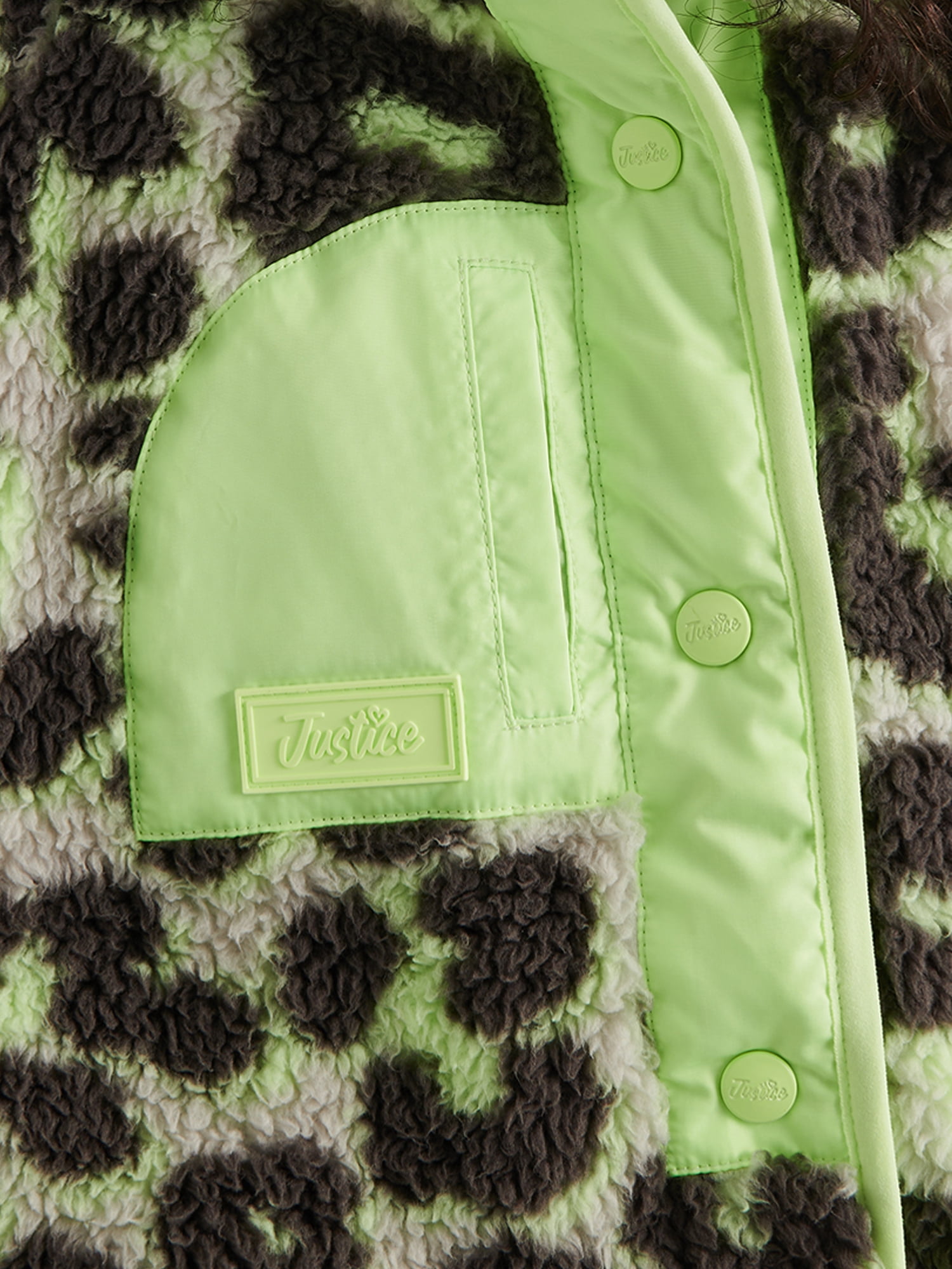 Justice Girls Printed Sherpa, Sizes XS - XL