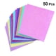 thumbnail image 3 of 50 hojas de papel plegable brillante de 20 x 20 cm para manualidades, papel de origami de color perla (color aleatorio), 3 of 7