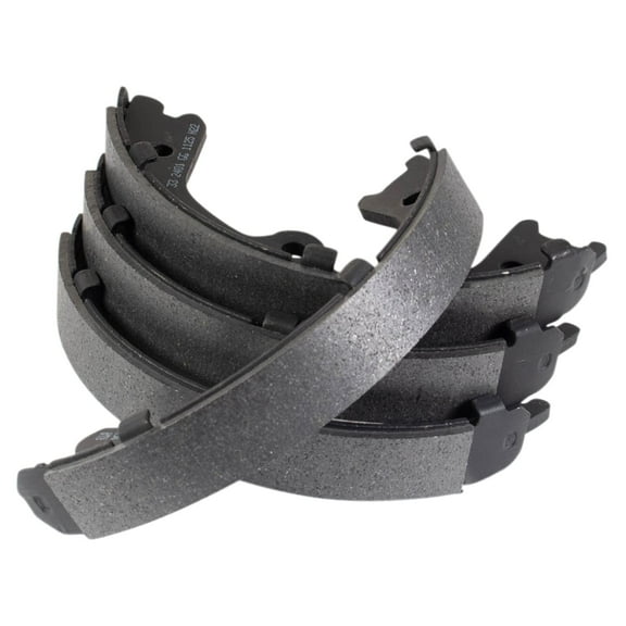 TRQ Rear Parking Brake Shoe Set Fits Select 2009-2016 INFINITI 2003-2016 Nissan