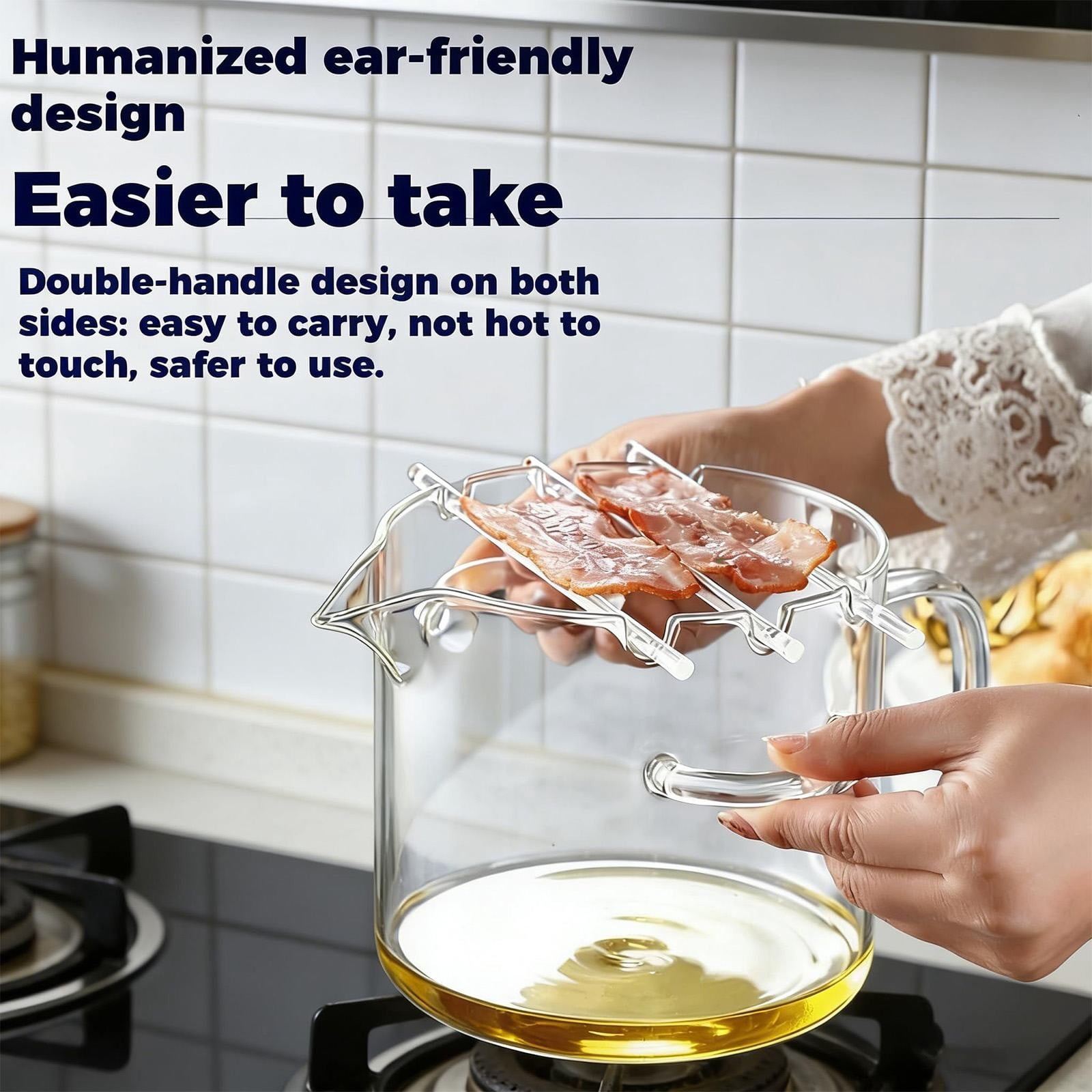 Baking Trays Cookie Trays Nonstick Baking Trays Baking Sheet Trays Multi functional bacon baking tray Glass