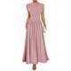 thumbnail image 1 of Vestido largo ZESICA Summer 2025 con un solo hombro, rosa, 1 of 6
