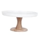 thumbnail image 4 of Soporte de cerámica para tartas, base de madera decorativa, bandeja para servir tartas. M, 4 of 9