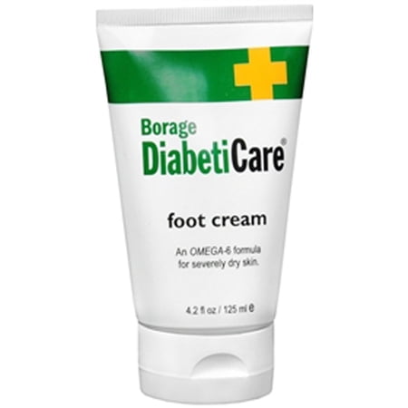Shikai Boorage Diabetice Care Foot Cream Omega-6 Formula Dry Skin, 4.2 Oz