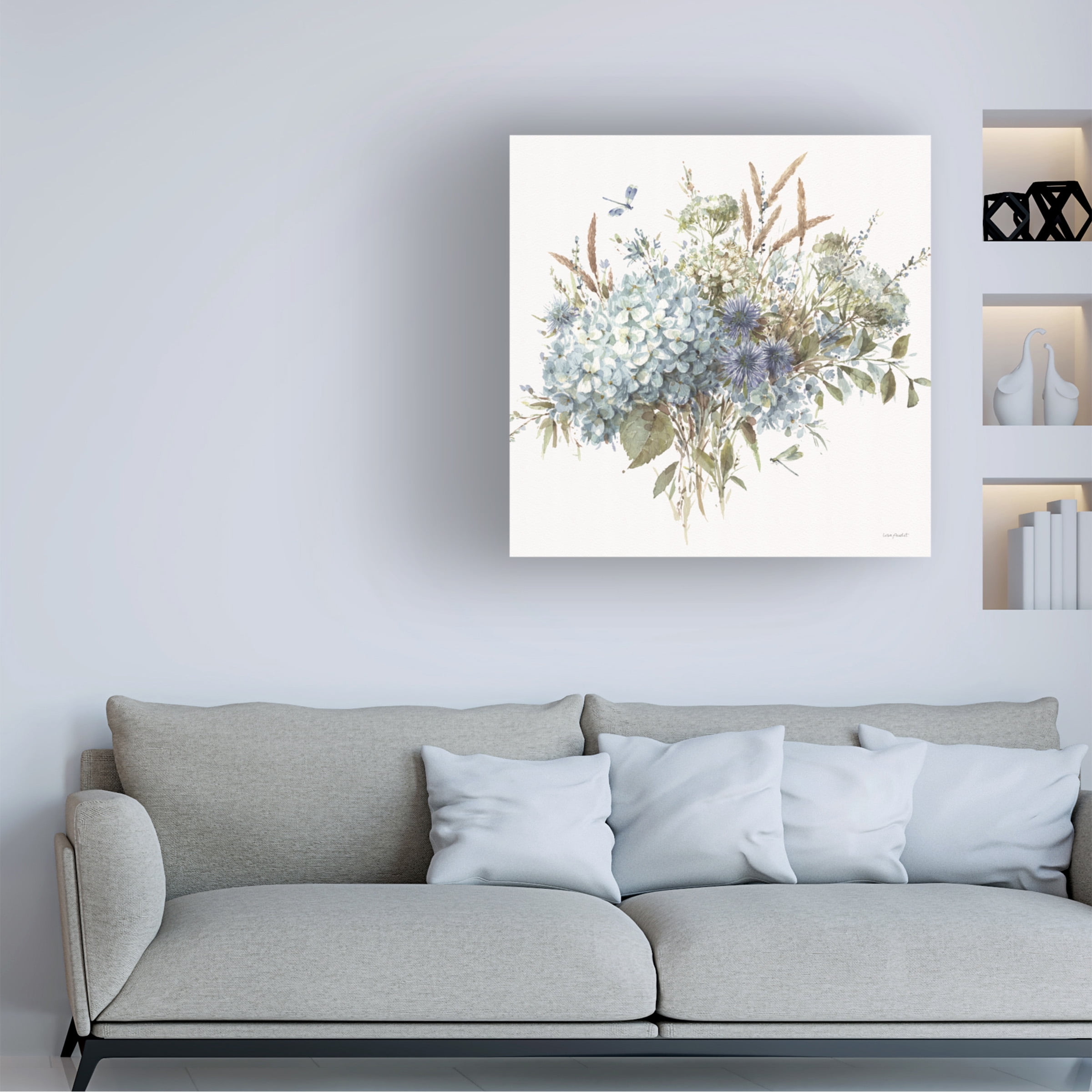 Lisa Audit 'bohemian Blues 01B' Canvas Art
