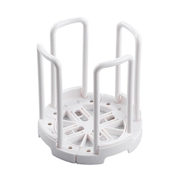 Escurridor de platos Tazón telescópico Soporte de almacenamiento en seco Encimera Fregadero de cocina Escurridor de ahorro de espacio Accesorio Organizadores de utensilios de cocina Blanco Cateissary HA063321-01B