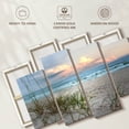 thumbnail image 6 of Elephant Stock Beach Driftwood Wall Art - Horizontal Multi Panel Canvas - Living Room Wall Decor - Beach Multi Panel - Gray And Beige Decor By Nan - 52" x 32", 6 of 8