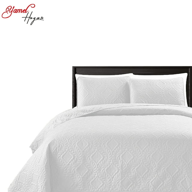 Colcha Individual Doble vista Yamel Paris blanco