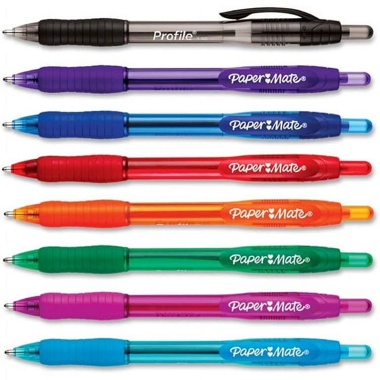 Paper Mate® Profile Retractable Ballpoint Pen Pack - Assorted, 4