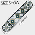 thumbnail image 3 of Yayeee Double Oven Mitt Kitchen Heat Resistant Baking 35" x7" Quilted Glove, Gold Geometric Pattern, 3 of 6