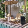 thumbnail image 7 of WORTH 30" Tall Tree Planter, Black with Leaves Pattern Metal Square Plant Pots, Indoor Outdoor Tall Large Outdoor Planter for Gardening Patio Living Room Courtyard, 7 of 7