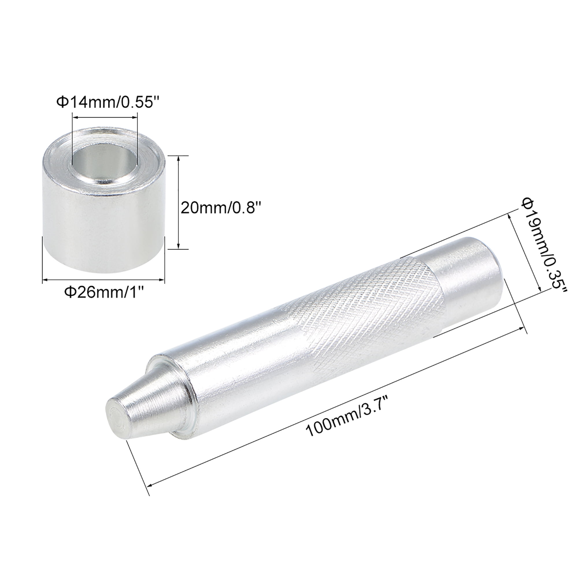 Eyelet Hole Punch Die Tool 1200# 14mm Grommet Hollow Punch for Leather Craft