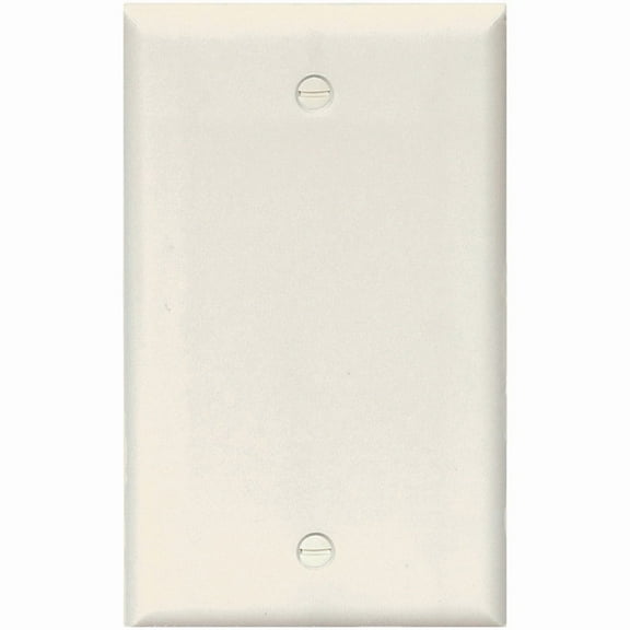 Cooper Wiring Devices 2129LA Light Almond Single Gang Blank Box Mount Wall Plate